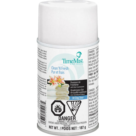 TimeMist® Industrial Strength Air Freshener, Clean & Fresh, Aerosol Can/Cartridge
