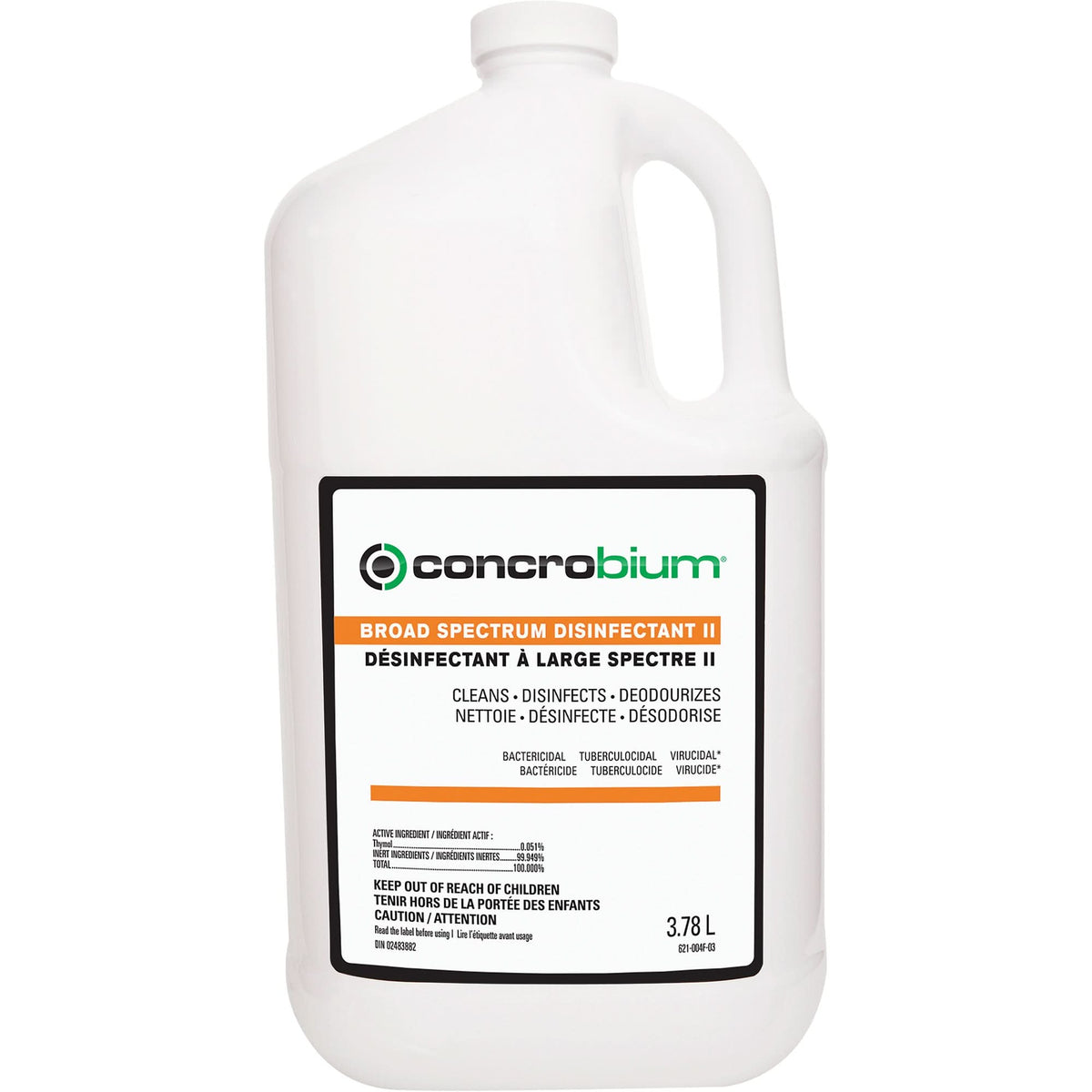 Broad Spectrum Disinfectant II, 3.78 L, Jug