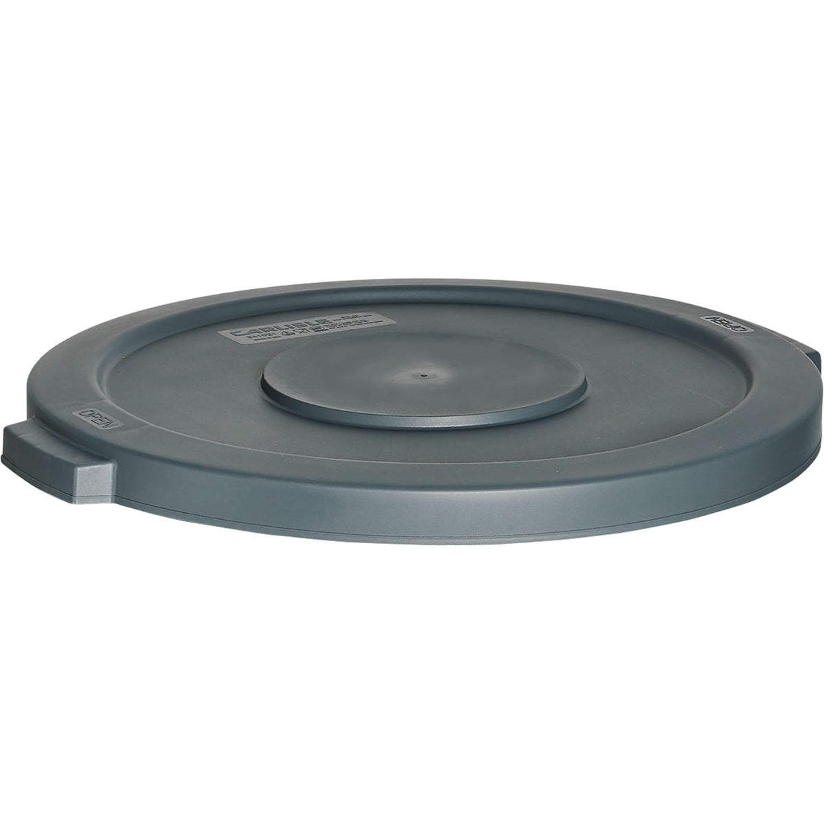 Waste Container Lid, Flat Lid, Plastic, Fits Container Size: 22" Dia.