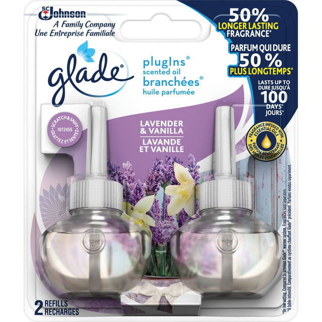 Glade® PlugIns® Scented Oil Refills, Lavender & Vanilla, Cartridge