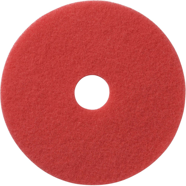 Floor Pads, 12", Buffing, Red