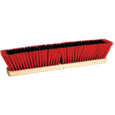 Bulldog Push Broom Head, 18", Medium, PVC Bristles