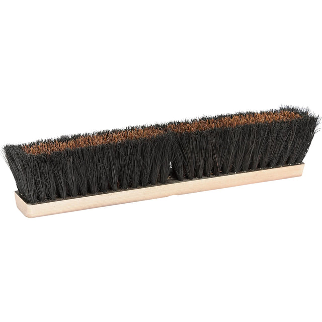 Push Broom Head, 18", Coarse, Tampico/Palmyra Bristles