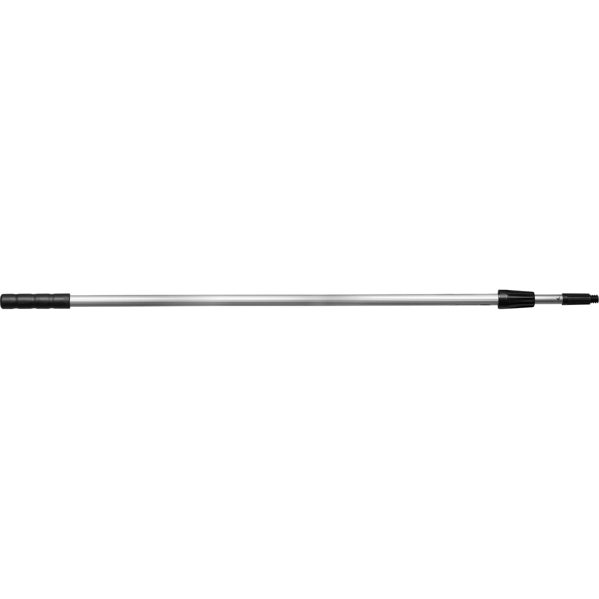 2-Piece Extension Handle, Aluminum, Telescopic, Threaded Taper Tip, 1" Diameter, 144" Length