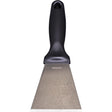 Large Stainless Steel Scraper, Black, 3" W x 9" L