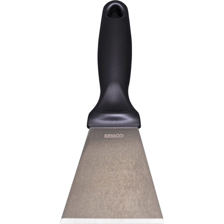 Large Stainless Steel Scraper, Black, 3" W x 9" L