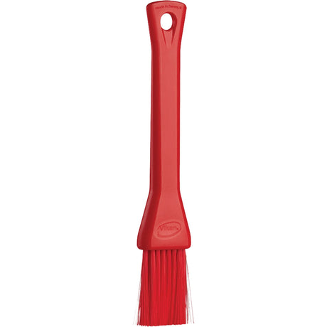 1" Pastry Brush, Soft Bristles, 7-3/4" Long, Red