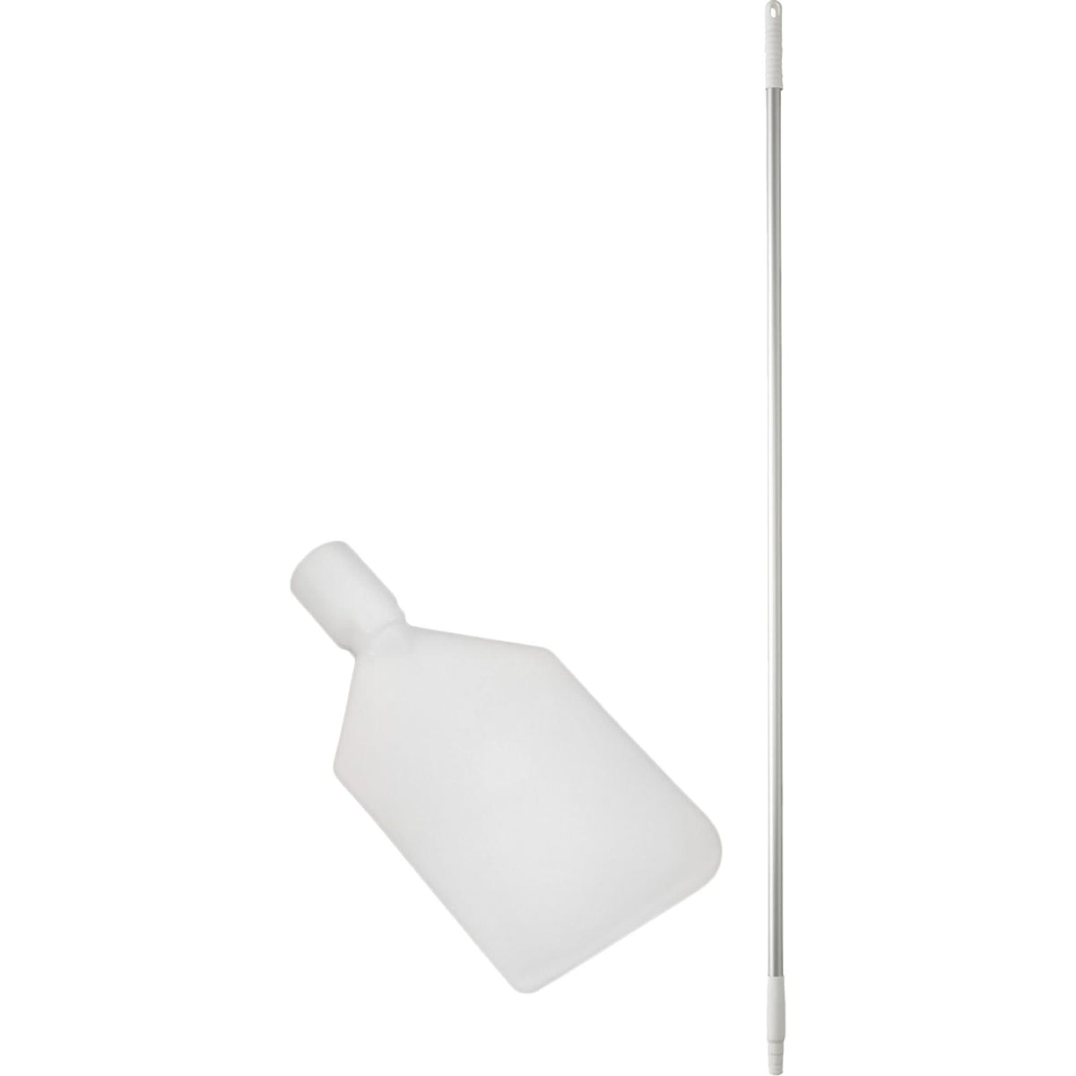 Paddle Scraper with Handle, White, 4-1/3" W x 59" L