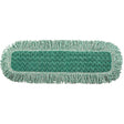 Hygen™ Fringed Dust Pad, Hook and Loop Style, Microfibre, 27-1/2" L x 9" W