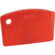 Mini Bench Scraper, Red, 5-1/4" W x 3-3/8" L