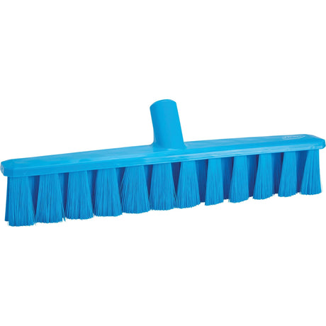 UST Soft Push Broom, Fine Bristles, 15-1/4", Polyester, Blue
