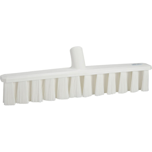 UST Push Broom, Medium Bristles, 15-1/4", Polyester, White