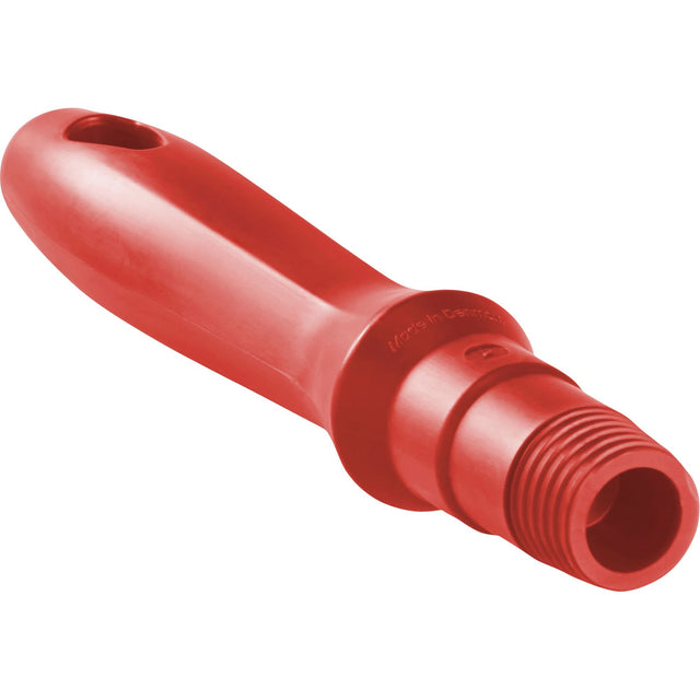 Mini Handle, Brush/Pad Holder/Scraper/Squeegee, Red, Standard, 6-1/4" L