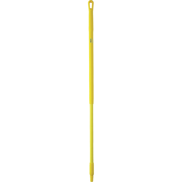 Handle, Broom/Brush/Pad Holder/Scraper/Squeegee, Yellow, Standard, 51-1/2" L