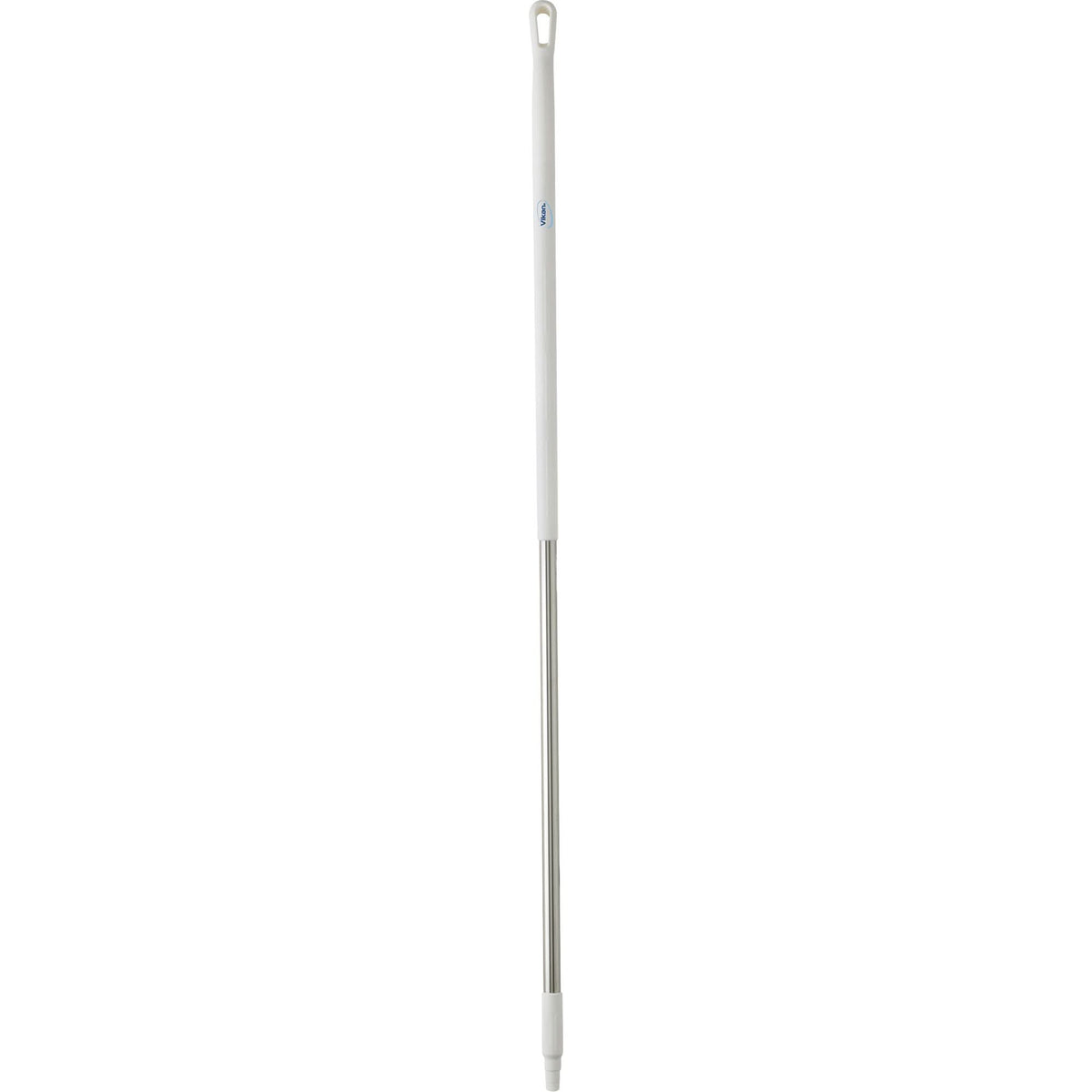 Handle, Broom/Brush/Pad Holder/Scraper/Squeegee, White, Ergonomic, 59" L