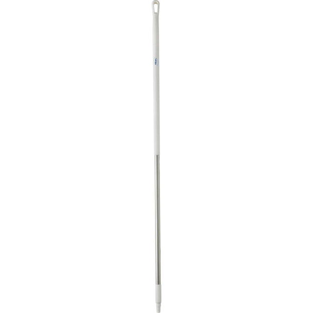 Handle, Broom/Brush/Pad Holder/Scraper/Squeegee, White, Ergonomic, 59" L