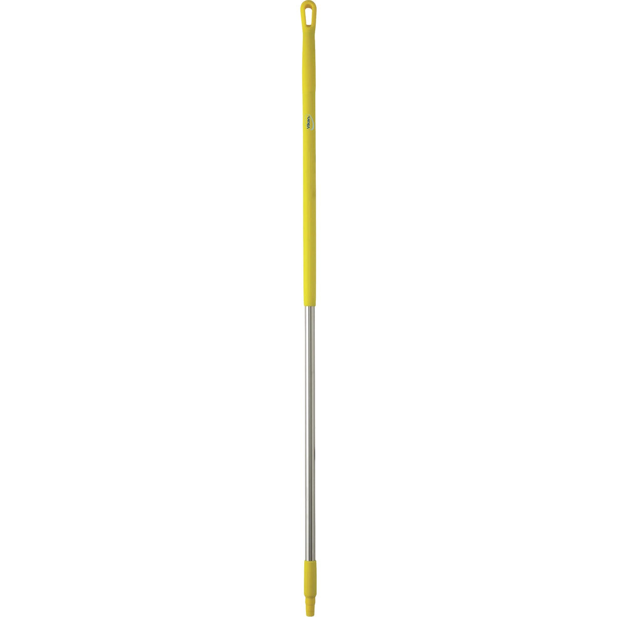 Handle, Broom/Brush/Pad Holder/Scraper/Squeegee, Yellow, Ergonomic, 59" L