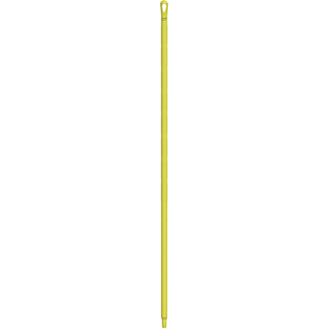 Ultra Hygiene Handle, Broom/Brush/Pad Holder/Scraper/Squeegee, Yellow, Ergonomic, 67" L