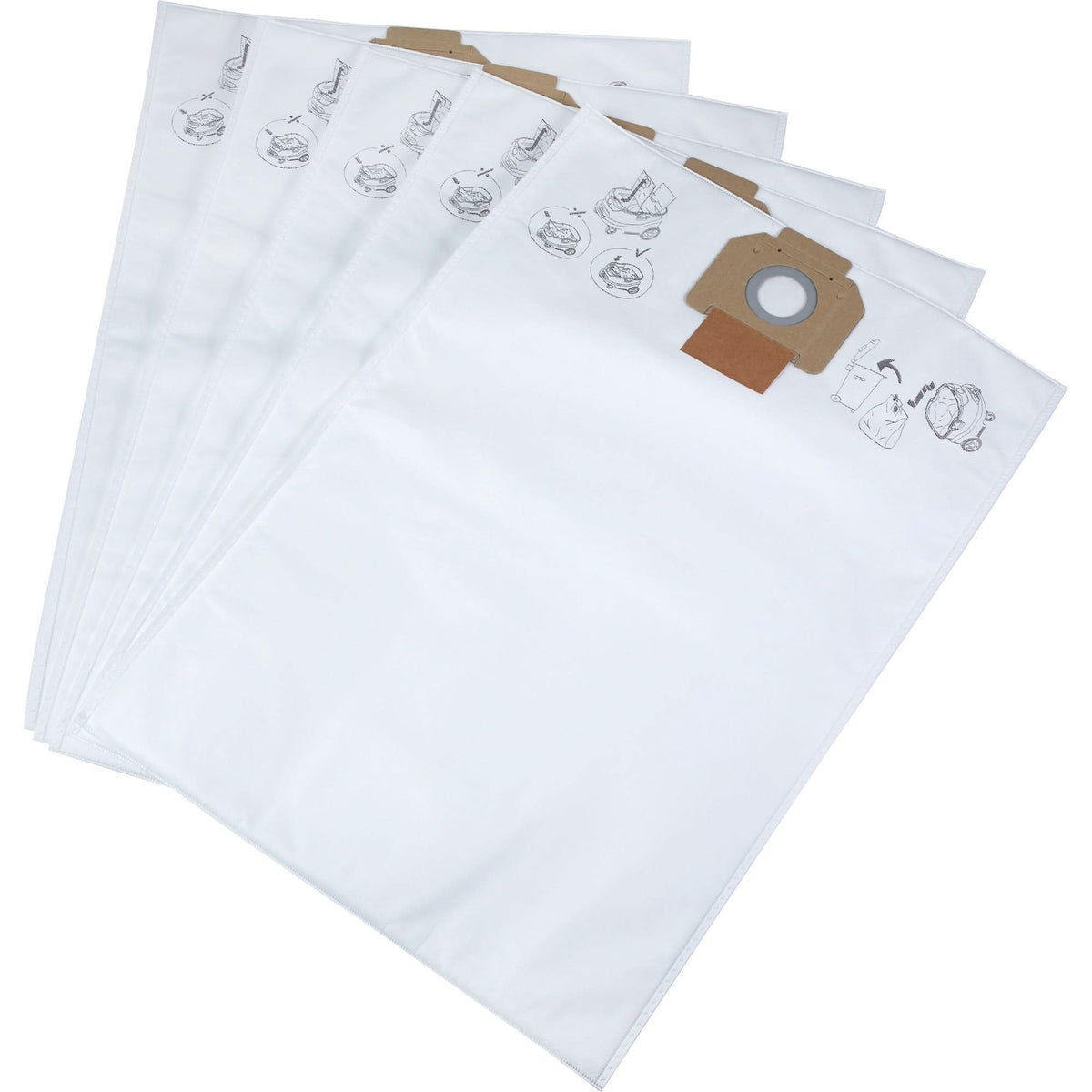 Fleece Dust Bags, 8 US gal.