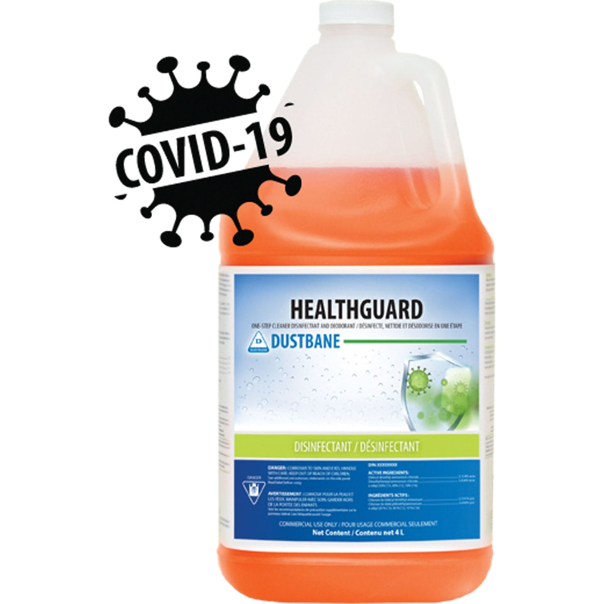 Disinfex Cleaner, Disinfectant & Deodorizer, 4 L, Jug