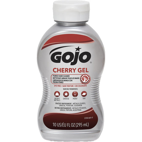 Hand Cleaner, Gel/Pumice, 295.74 ml, Bottle, Cherry
