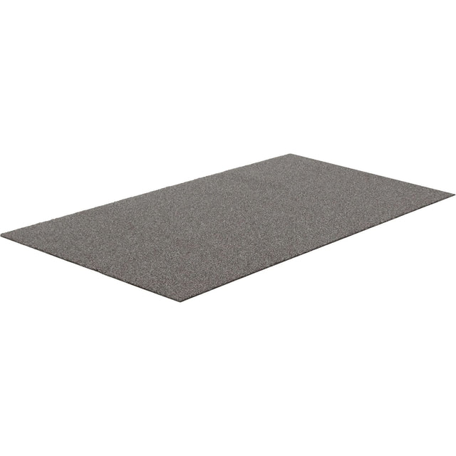 Tundra Indoor/Outdoor Matting, Latex/Polypropylene, Scraper Type, Tufted Cut Pile Pattern, 3-1/2' x 6', Grey