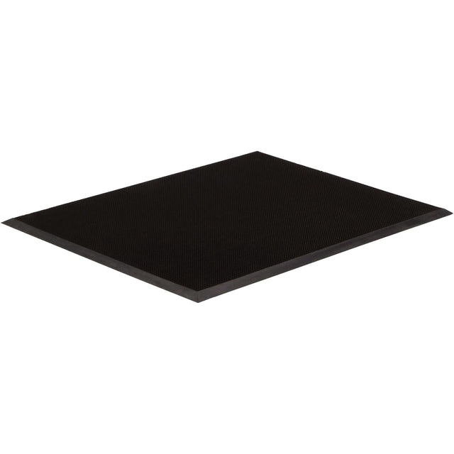 Gritstop Fingermat™ Entrance Matting, Rubber, Scraper Type, Finger Tip Style Pattern, 3' x 5', Black