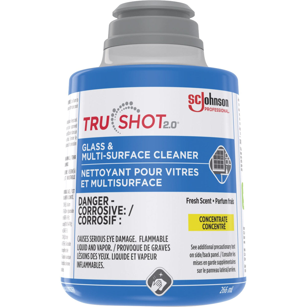 TruShot 2.0™ Glass & Multi-Surface Cleaner, 266 ml, Trigger Bottle