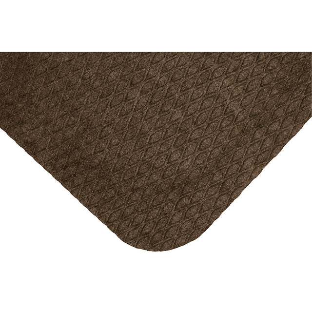 Hog Heaven Fashion Mat, Diamond, 2' x 3' x 5/8", Brown, Nitrile