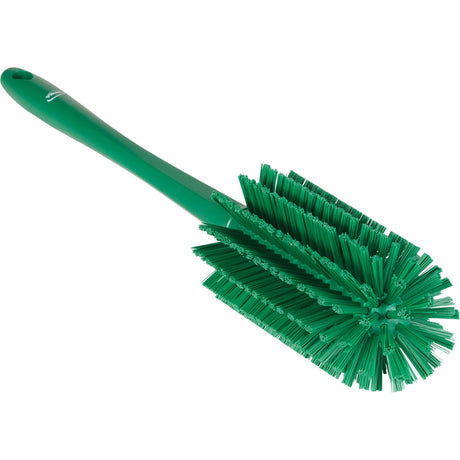 Medium Brush with Handle, Stiff Bristles, 17" Long, Green