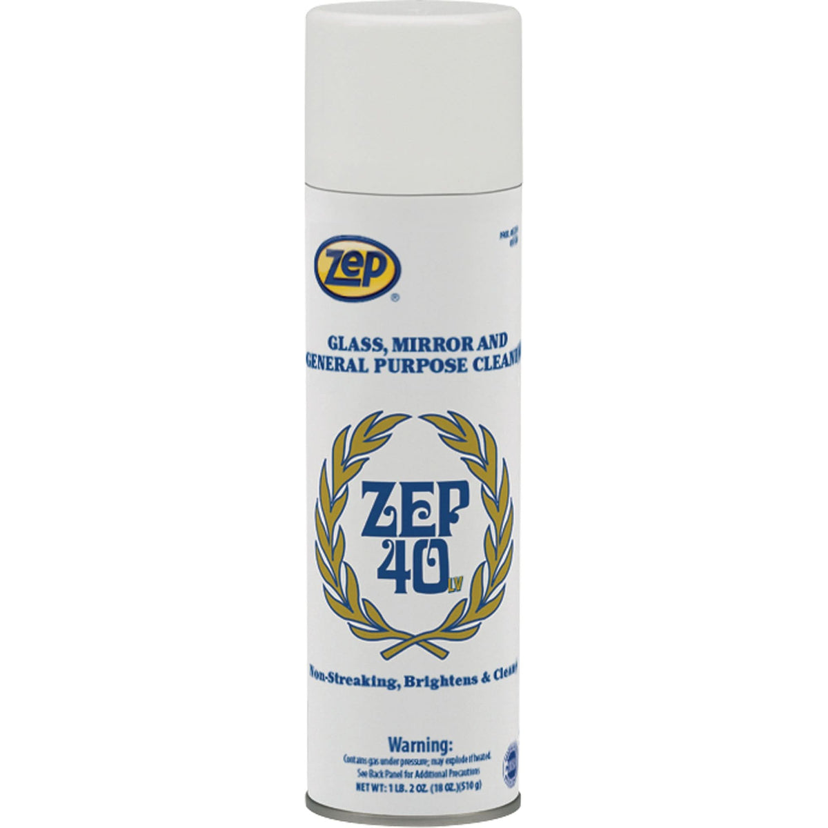 Non-Streaking Glass & Mirror Cleaner, 18 oz., Aerosol Can