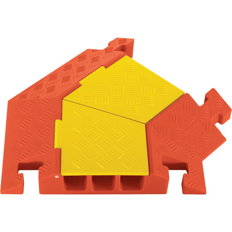 Linebacker® 3-Channel Heavy Duty Cable Protector - Right Turn