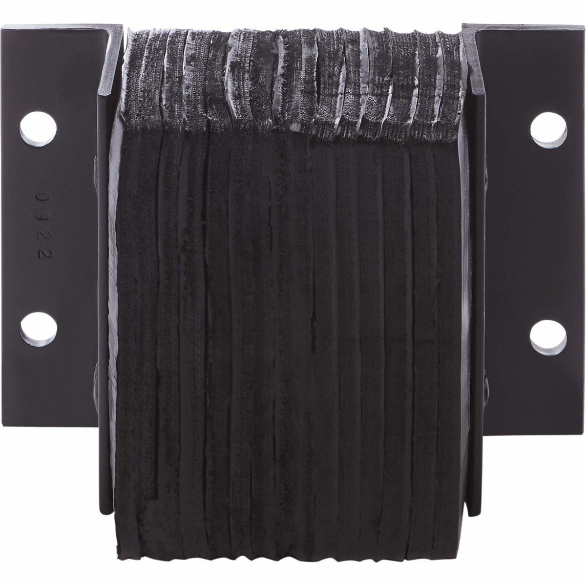 Laminated Dock Bumpers, Horizontal, Rubber, 14" W x 4" D x 12" H