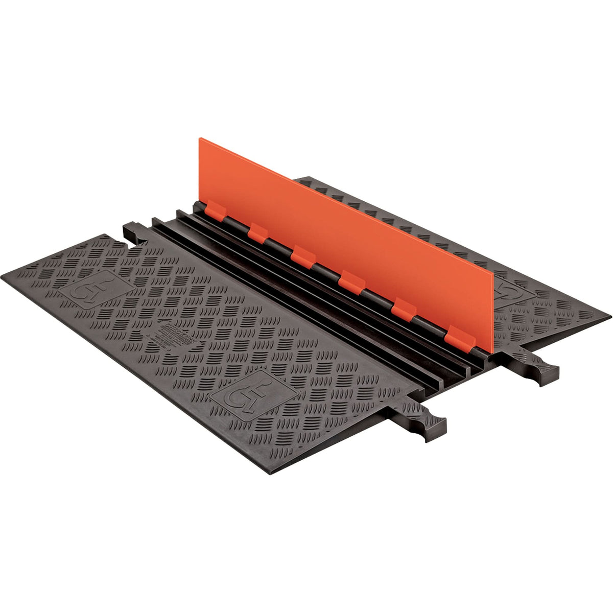 Guard Dog® Low Profile ADA/DDA Cable Protector, 3 Channels, 36" L x 30.3" W x 1.25" H