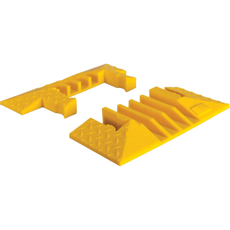 Yellow Jacket® 4-Channel Heavy Duty Cable Protector - End Caps