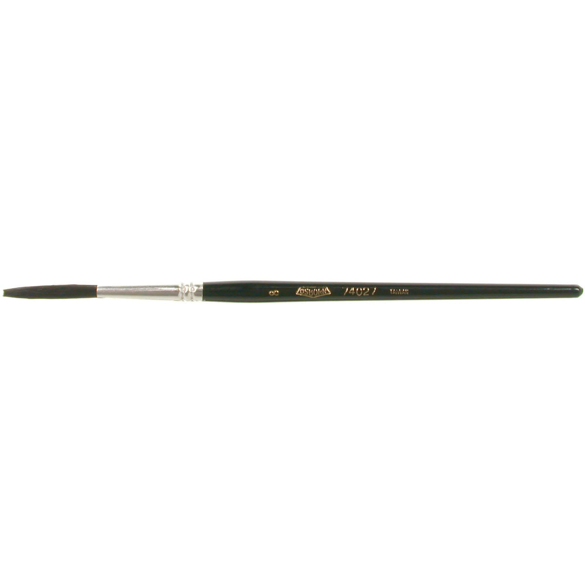 Round Lettering Marking Paint Brush, 3/16" Brush Width, Camel Hair, Wood Handle