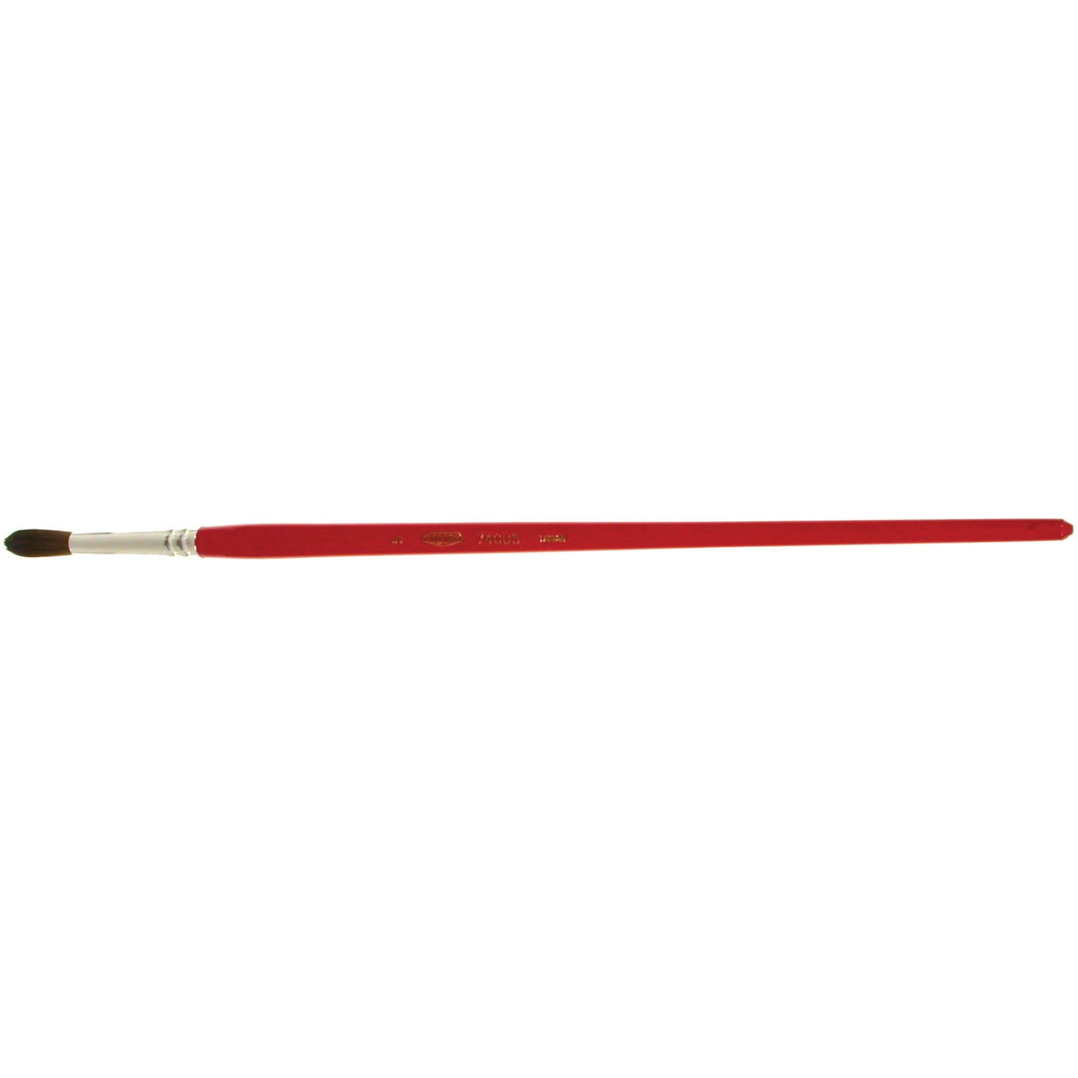 Round Marking Paint Brush, 1/4" Brush Width, Camel Hair, Wood Handle