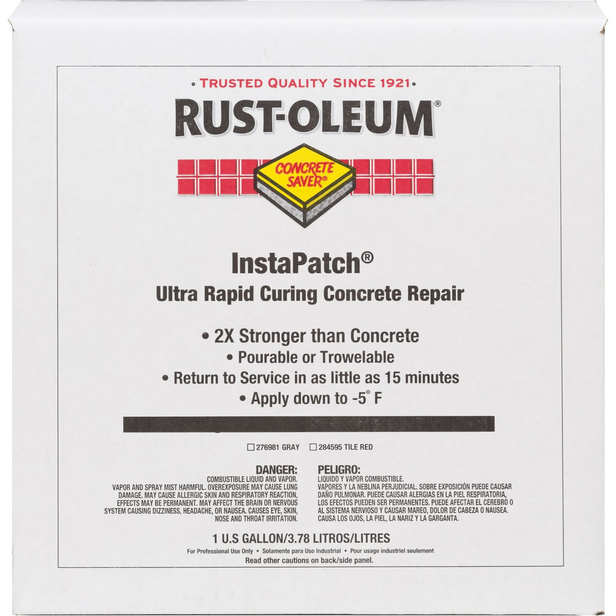 Concrete Saver® InstaPatch® Concrete Repair, Grey