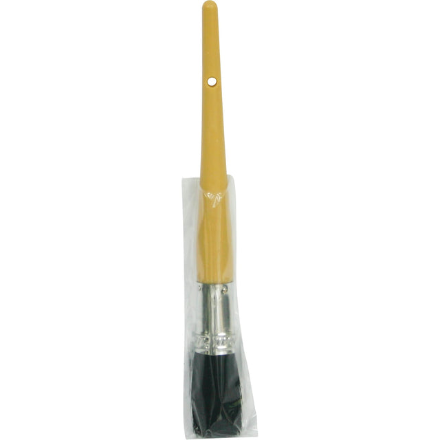 Oval Paint Brush, Bristle, Plastic Handle, 21/32" Width