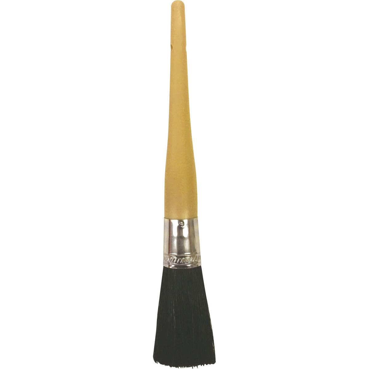 Oval Paint Brush, Bristle, Plastic Handle, 15/16" Width