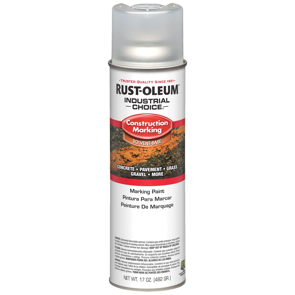 Industrial Choice® M1400 Solvent-Based Marking Paint, 17 oz., Aerosol Can