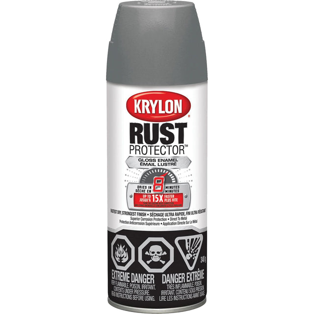 Rust Protector™ Primer, Grey, Very Flat, 340 g, Aerosol Can
