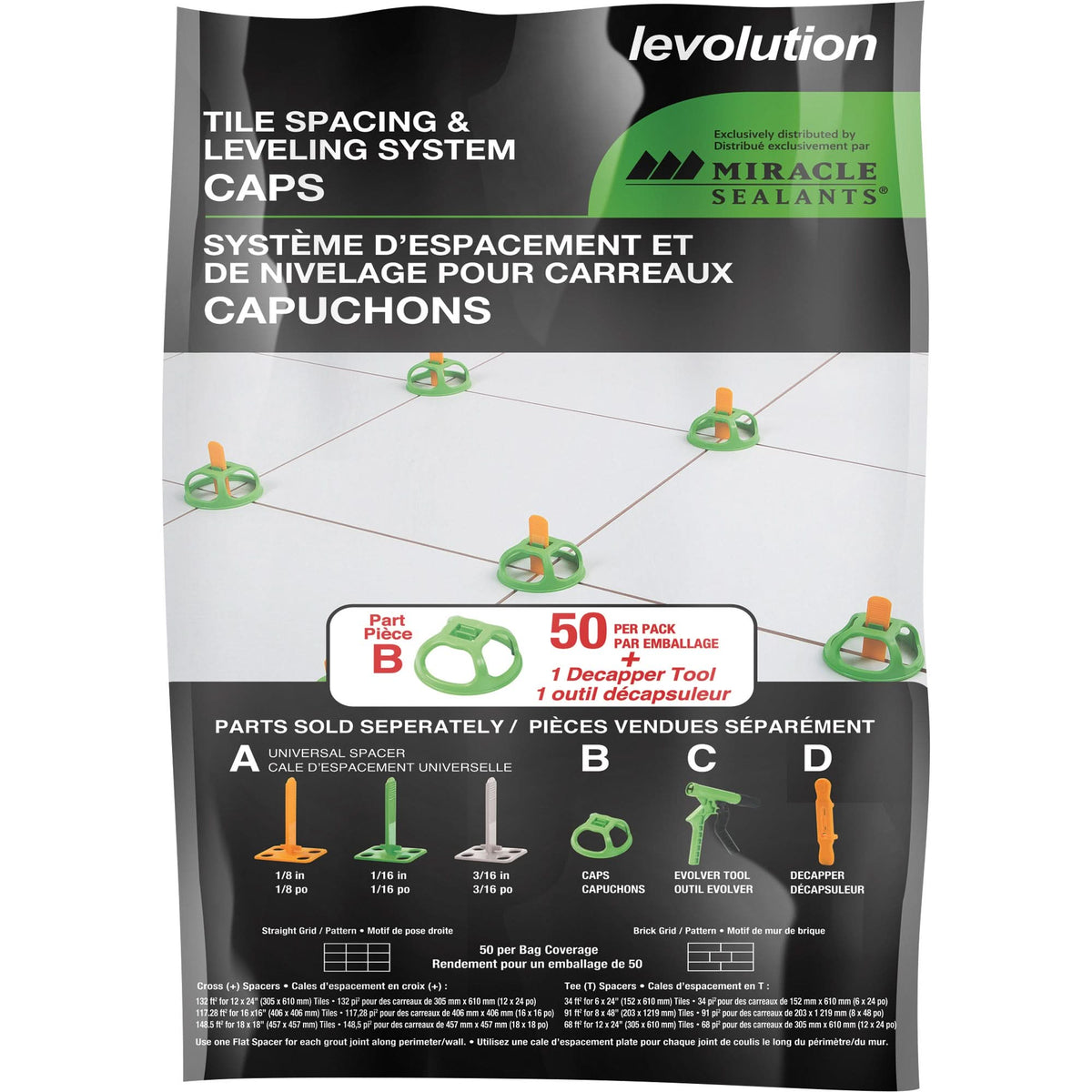 Miracle Sealants® Levolution Universal Caps