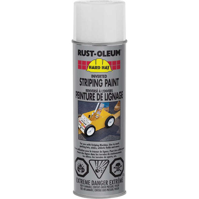 Inverted Marking Paint Spray, White, Aerosol Can