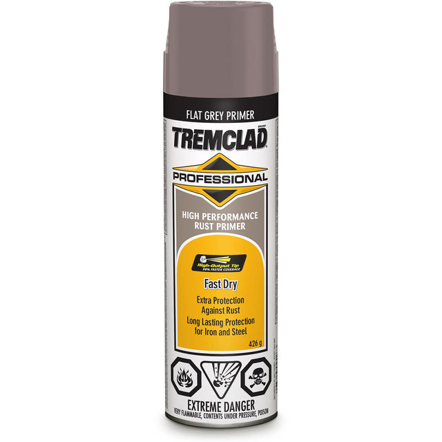 Tremclad® Professional Rust Primer, Grey, Very Flat, Aerosol Can