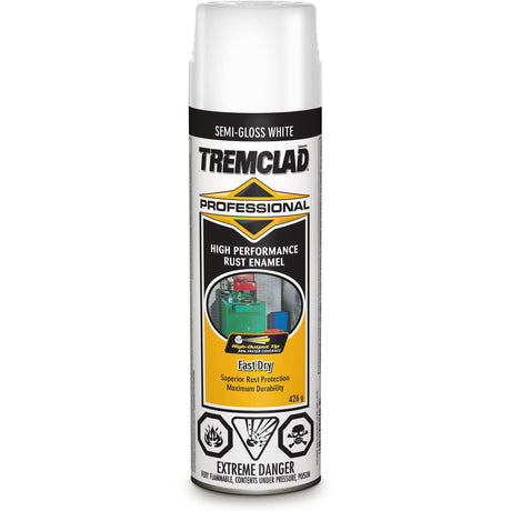 Tremclad® Professional Rust Enamel, White, Semi-Gloss, Aerosol Can
