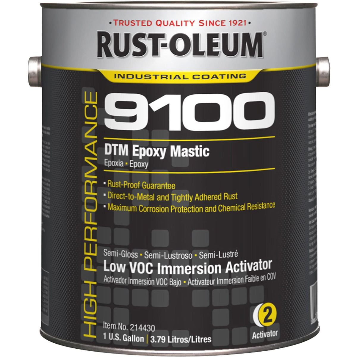 9100 System DTM Epoxy Mastic Immersion 250 VOC Activator, Gallon