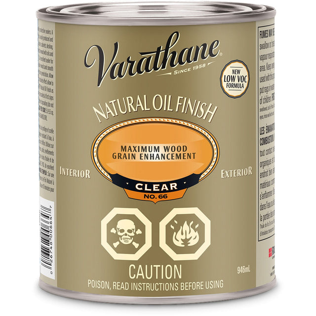 Varathane® Natural Oil Finish, 946 ml, Clear, Satin