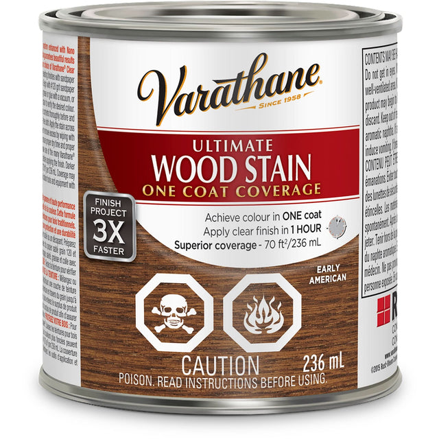 Varathane® Ultimate Wood Stain, 236 ml, Early American