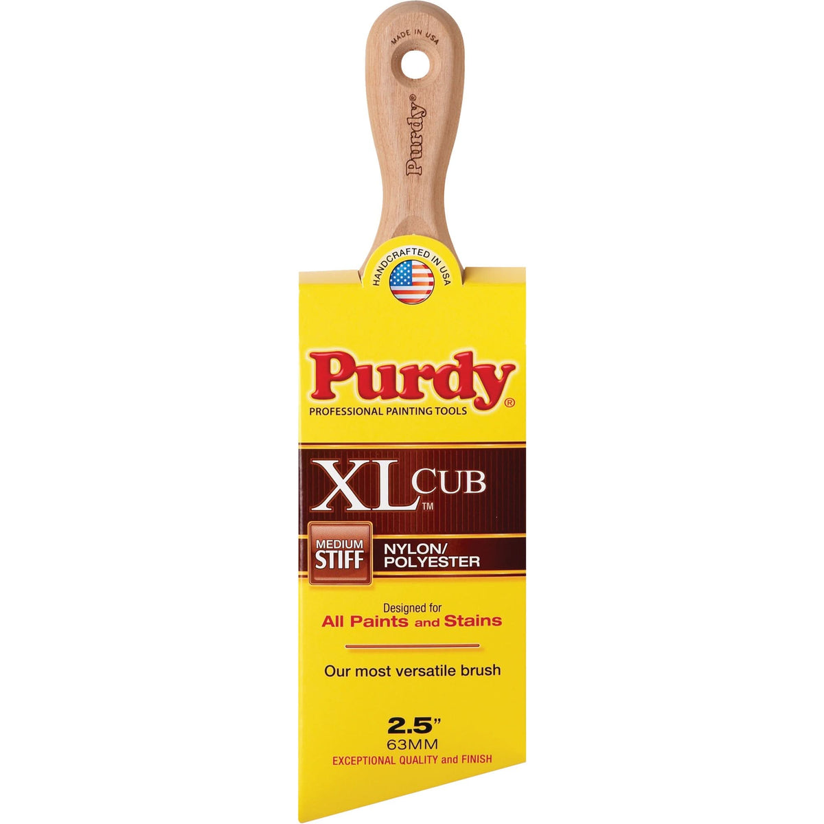 XL Moose Paint Brush, Poly/Nylon, Wood Handle, 2-1/2" Width